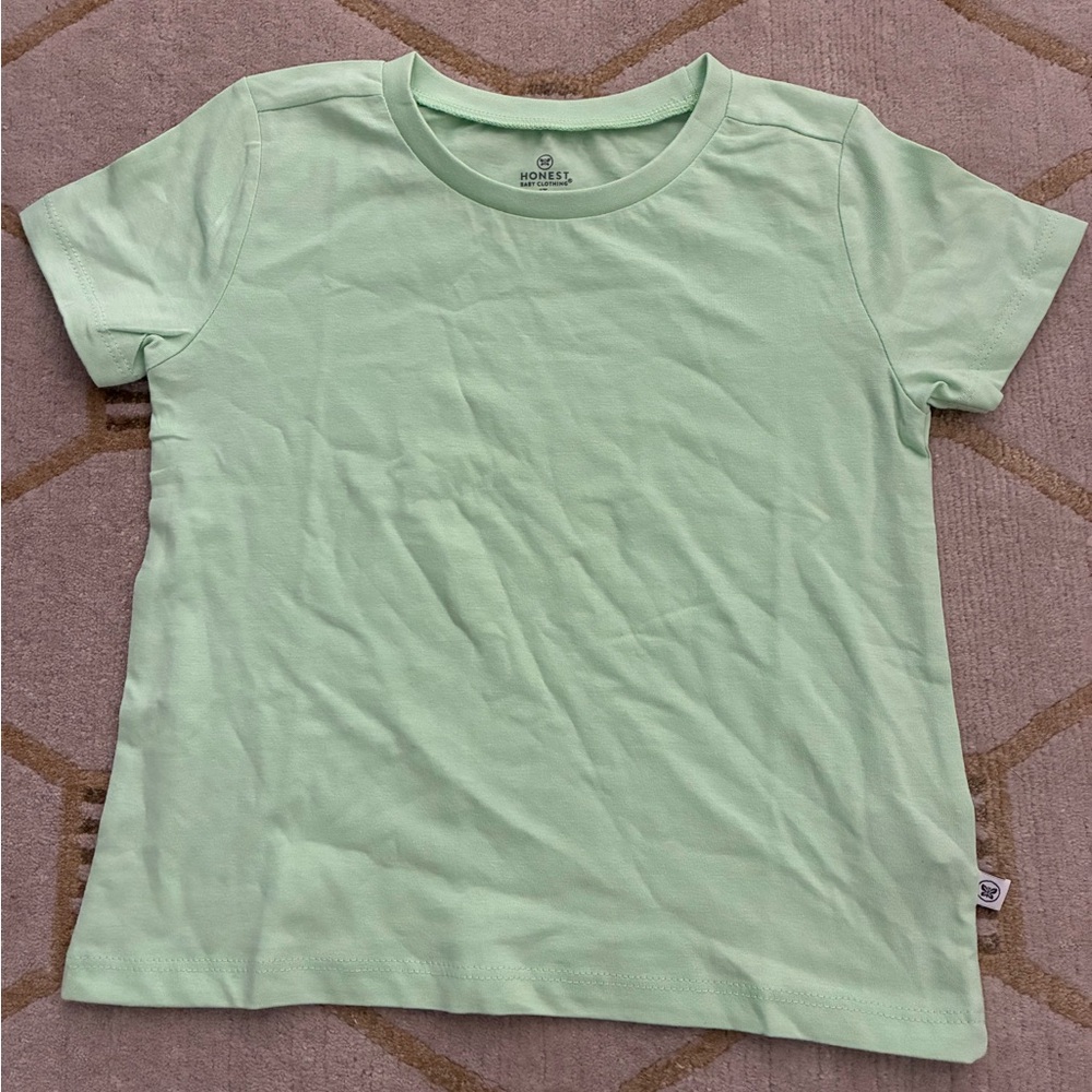 NWOT Honest Company Organic Cotton Short Sleeve Tee 4T